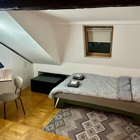 The Warmth Of A With A Fireplace In The Very Center Of Apartman Sarajevo