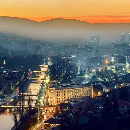 The Warmth Of A With A Fireplace In The Very Center Of Sarajevo
